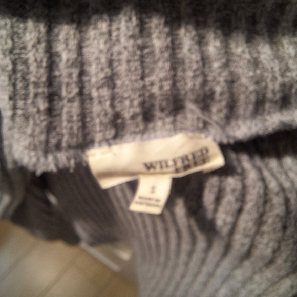 Wilfred Free Mariel Mockneck Ribbed Dress SZ S - Picture 10 of 12